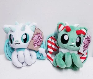 Tentacle Kitty Plush Stuffed Animal VERY RARE Ice Wyrm And Minty Cane Little One - Picture 1 of 3