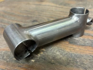 Titanium Stem 1” Threadless 25.4 Clamp Positive Rise - Picture 1 of 7