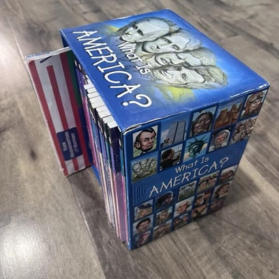 What Is America?  Incomplete Collection Boxed Set 19 Books Who Is? Where Is? - Image 1 of 4