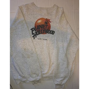 Vintage Santee Sweats Planet Hollywood New York City Sweatshirt Pullover XL USA - Bild 1 von 5