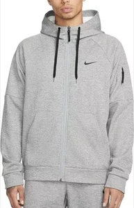 Nike Thema Flecce Full-Zip Training Hoodie Gray Men's Size 2XL DQ4830-063 NEW - Picture 1 of 8