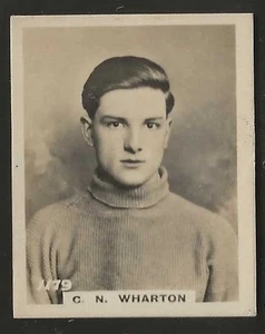 PINNACE FOOTBALL-PINNACE BACK-#1179- (NO TEAM NAME) - BARROW - C. N. WHARTON - Picture 1 of 2