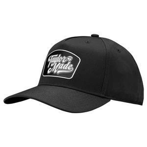 NEW 2025 TaylorMade Allegiant A-Frame Black Snapback Adjustable Golf Hat/Cap - Picture 1 of 2