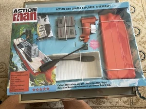 Vintage Hasbro Action Man 40th Anniversary Jungle Explorer Rivercraft Set Boxed. - Picture 1 of 4