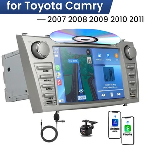 For Toyota Camry 2007 2008 2009 2010 2011 Car DVD CD Radio Stereo CarPlay GPS AM - Picture 1 of 16
