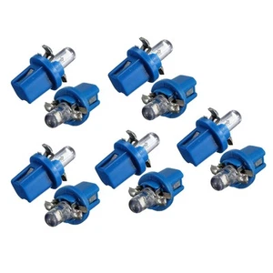 10x AMPOULE LED COMPTEUR TABLEAU DE BORD B8-5D T5 Lampe avec support BLEU T3873 - Imagen 1 de 5