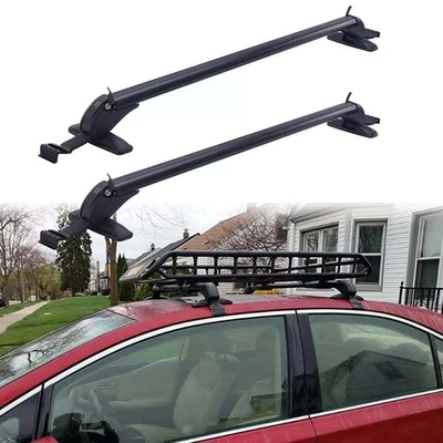 Roof Rack Cross Bar 43.3"Car Top Luggage Cargo Carrier w/Lock For Hyundai Sonata - Imagem 1 de 4