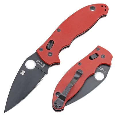 Cuchillo de Bolsillo Manix RED G10 Mango Exterior Hoja Plegable Eje Bloqueo Cuchillo Foto 1 de 4