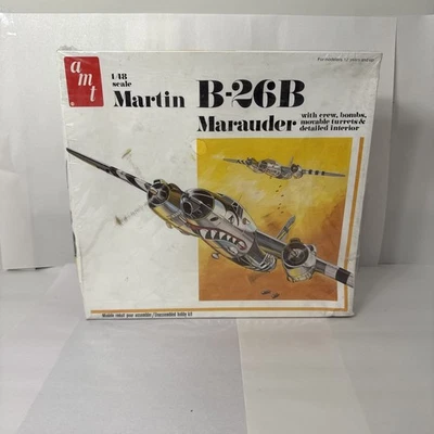 AMT Martin B-26B Marauder 1/48 Vintage Model Airplane Kit #7002 NIB Factory Seal - Image 1 of 4