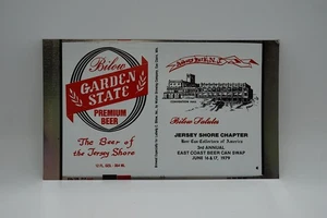 Bilow Garden State Asbury Park Convention Hall 12oz Beer Can Flat Sheet Magnetic - Picture 1 of 2
