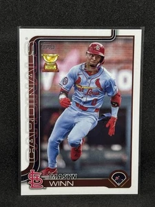 Masyn Winn Copa Oro 2025 Topps Serie 1 #22 Cardenales de San Luis - Imagen 1 de 3