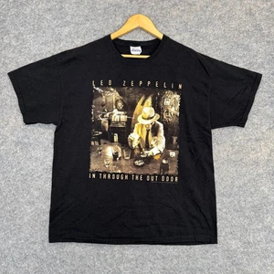Vintage Led Zeppelin Shirt Erwachsene XL durch die Tür Musik Rock Band T-Shirt Y2k - Bild 1 von 9