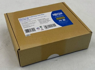 Tripp-Lite B203-101-PNP USB 2.0 over Cat5/Cat6 Extender Kit, 1-Port, 164 ft - Image 1 of 4