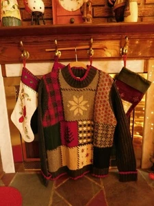 High Sierra Women's Holiday Pullover Applique Sweater 2X - Picture 1 of 10