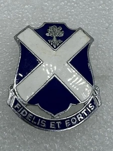 Cresta de la Unidad del Regimiento de Infantería de la Segunda Guerra Mundial D.I. - NS Meyer Nueva York - Imagen 1 de 7