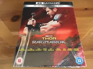 THOR: RAGNAROK (2017) 4K UHD + Blu-ray Limited Edition Steelbook *BRAND NEW* - Picture 1 of 1