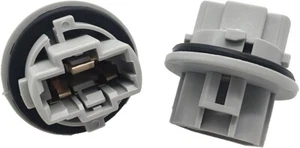 Front Turn Signal Light Bulb Plug Socket 2 Pcs Gray OEM 90075-60060 Compatibl... - Picture 1 of 6