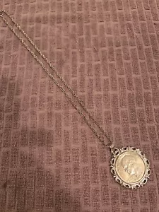 Eisenhower Silver Dollar Necklace 1971 - Picture 1 of 3