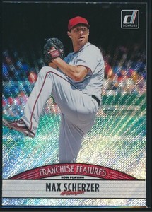 2019 Donruss Franchise Features Rapture Parallel FF12 Max Scherzer Nationals