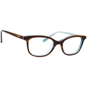 Maui Jim Eyeglasses MJ750-03T Coral Sea Tortoise/Blue Cat Eye Japan 49[]19 145 - Picture 1 of 6