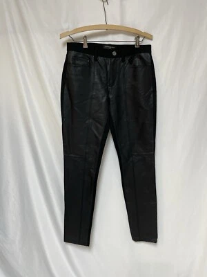 NEW Banana Republic Pants Size 4 Sloan Fit Faux Leather Stretch Slim Ankle $89 - Image 1 of 4
