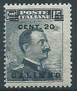 1916 EGEO CALINO EFFIGIE 20 SU 15 CENT MNH ** - W075 - Imagen 1 de 1