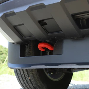 TPU Rubber Red Front Trailer Hitch Protector Trim Cover for Toyota Tacoma 2024+ - Picture 1 of 17