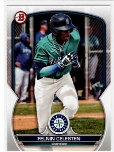 Felnin Celesten Seattle Mariners 2023 Bowman Draft - Picture 1 of 2
