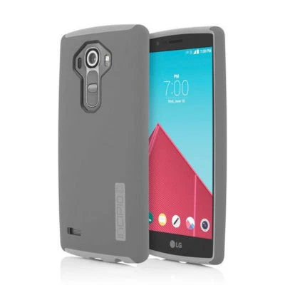 NEW Incipio LG G4 DualPro Hard Shell Case Dual Layer Shock Absorbing Gray Cover - Image 1 of 4