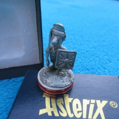 ASTERIX & OBELIX Römer Schachfigur BAUER Legionär Zinnfigur Zinn MAYFAIR OVP - Bild 1 von 4