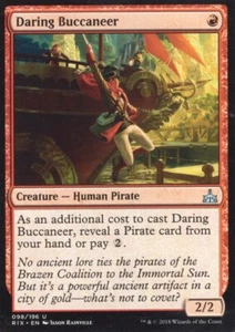 2X DARING BUCCANEER 098/196 RIVALS OF IXALAN MTG MAGIC LP X2 - Picture 1 of 1