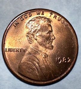 1982 NMM Lincoln 1C Zinc Large Date Circulated - Ungraded DDO "L" in Liberty - Picture 1 of 6