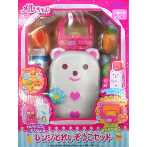 Japanese Mel-chan Osewa Parts Kids Microwave and Refrigerator Set Japan - Picture 1 of 6