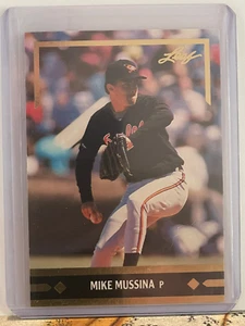 1991 Leaf Mike Mussina Gold Rookie - Picture 1 of 2