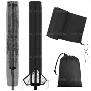 Outdoor Rotary Clotheslines Cover Umbrella Drying Line Rack Cover Collapsible - Picture 1 of 15
