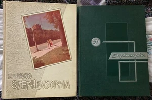 Stephens College Yearbook 1950 & 1951 Columbia Missouri FREE SHIPPING! - Picture 1 of 3