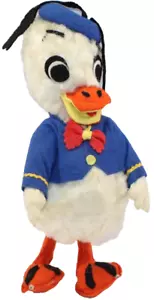 PAPERINO in PANNOLENCI vecchio pupazzo marinaio peltro un pò ingiallito disney - Foto 1 di 4