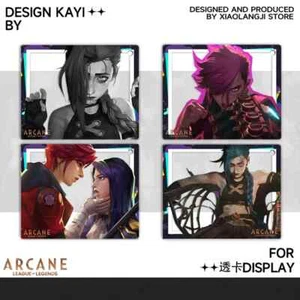Arcane League of Legends Jinx Vi Caitlyn Kiramman Turbocard Group Photo Card - Picture 1 of 5