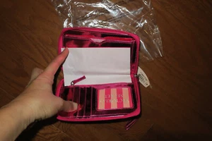 ❤️ Victoria's secret Clutch WALLET PINK Bag Case Travel 6.5x4x1" - Picture 1 of 10