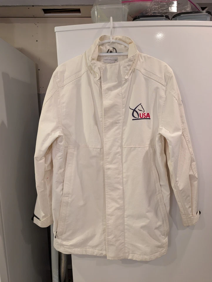 Chaqueta Abrigo World Equestrian Games 2010 EE. UU. Oficial USEF Talla Pequeña ¡Perfecto! Foto 1 de 4