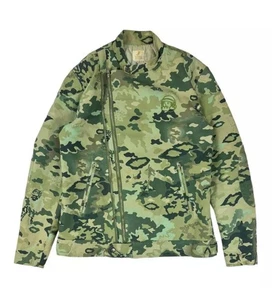 Billionaire Boys Club Leather Rider Jacket XL Vintage Wash Used Rare - Picture 1 of 8