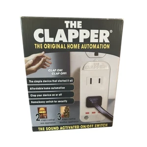 The Clapper, The Original Home Automation Sound Activated Device, On/Off Light - Picture 1 of 3