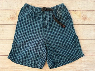 Pantalones Cortos Gramicci De Colección Para Mujer Pequeños Teal A Cuadros Escalada Cinturón Exterior EE. UU. Foto 1 de 4