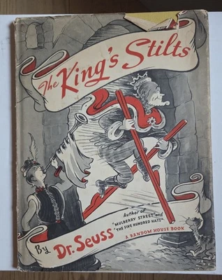 The King's Stilts by Dr. Seuss (1939, HC, DJ) First Edition Foto 1 de 4