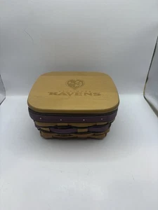 Longaberger Baltimore Ravens 2009 small Barry Basket - Picture 1 of 5
