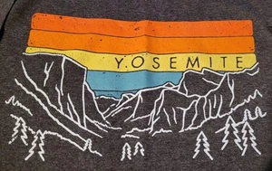 Sonoma Yosemite Nationalpark anthrazitgraues Shirt Größe L Top Zustand - Bild 1 von 5
