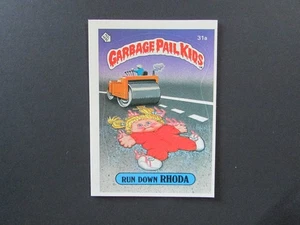 1985 Topps Garbage Pail Kids 1st Series 1 Matte Set Break #31a Run Down Rhoda - Bild 1 von 4