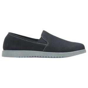 Womens Hush Puppies The Everyday Slipon Black Casual Nubuck Shoes - Picture 1 of 6