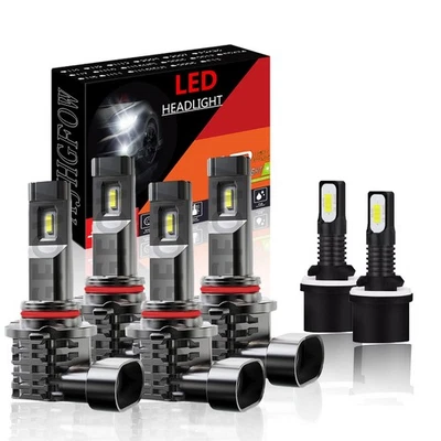 For Saturn SL SL1 SL2 Base Sedan 1.9L 1995-2002 LED Headlight Foglight Bulbs Kit - Image 1 of 4