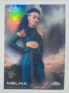 Tarjeta SP 2025 Topps Chrome Star Wars *MELNA* Base Refractor #135 MT Skeleton Crew - Imagen 1 de 3